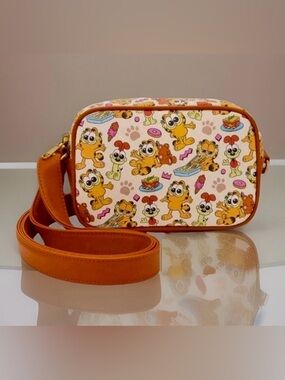 NEW Loungefly GARFIELD Odie Pooky AOP Nickelodeon Crossbody Bag Purse Hot Topic